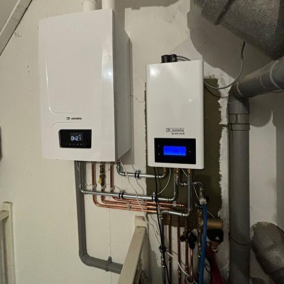 Installatie hybride warmtepomp Assen